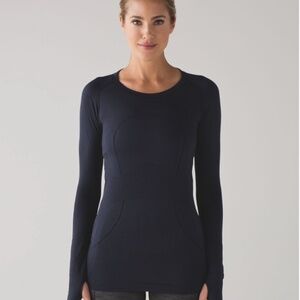 Lululemon⎜Swiftly Tech Long Sleeve Crew⎜Midnight Navy